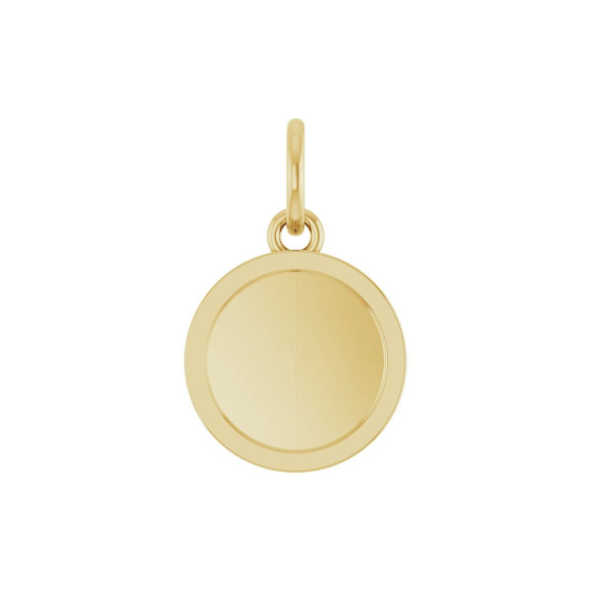 Engravable Round Pendant