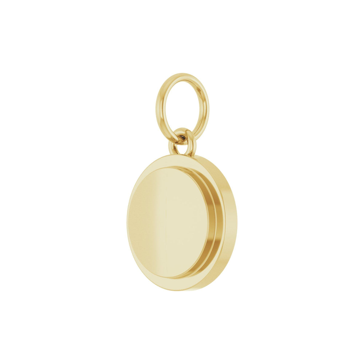 Engravable Round Pendant
