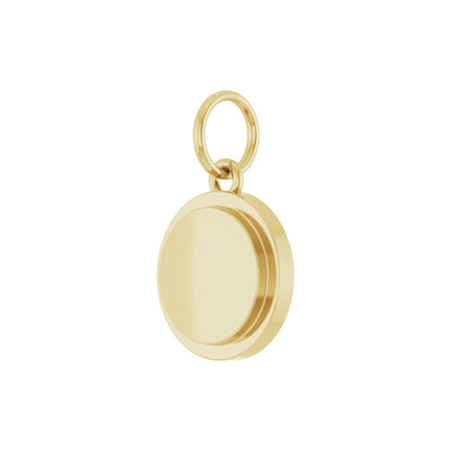 Engravable Round Pendant