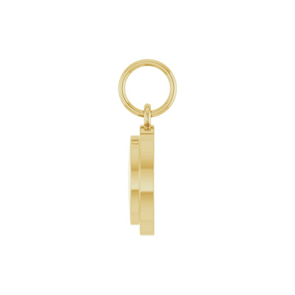 Engravable Round Pendant