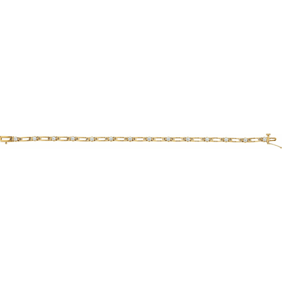 3/4 CTW Natural Diamond Line 7 1/4" Bracelet