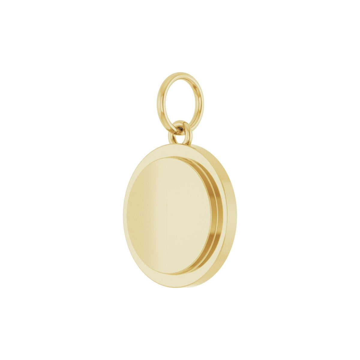 Engravable Round Pendant