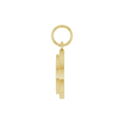 Engravable Round Pendant