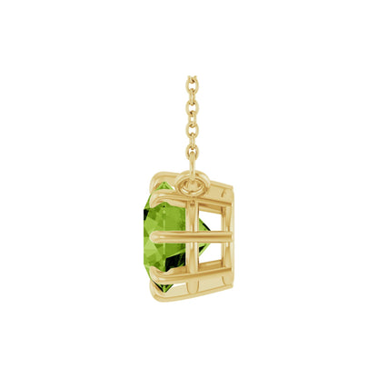 Natural Peridot 18" Necklace