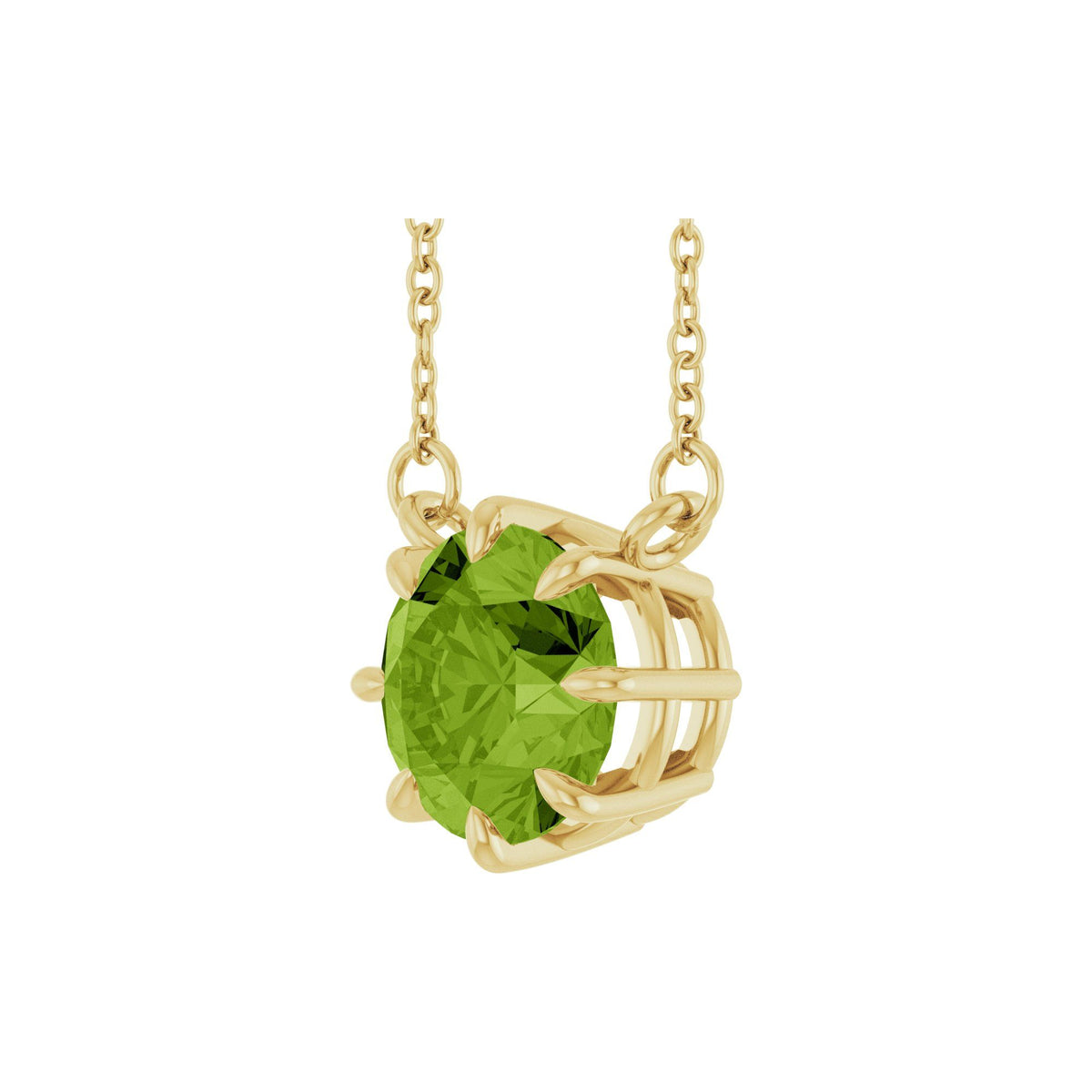 Natural Peridot 18" Necklace