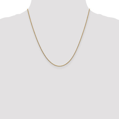 1.6mm Round Cable Chain - Yellow Gold