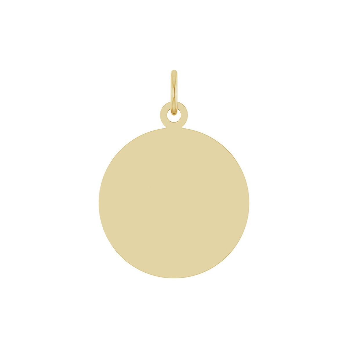 Engravable Disc Necklace & Pendant 2