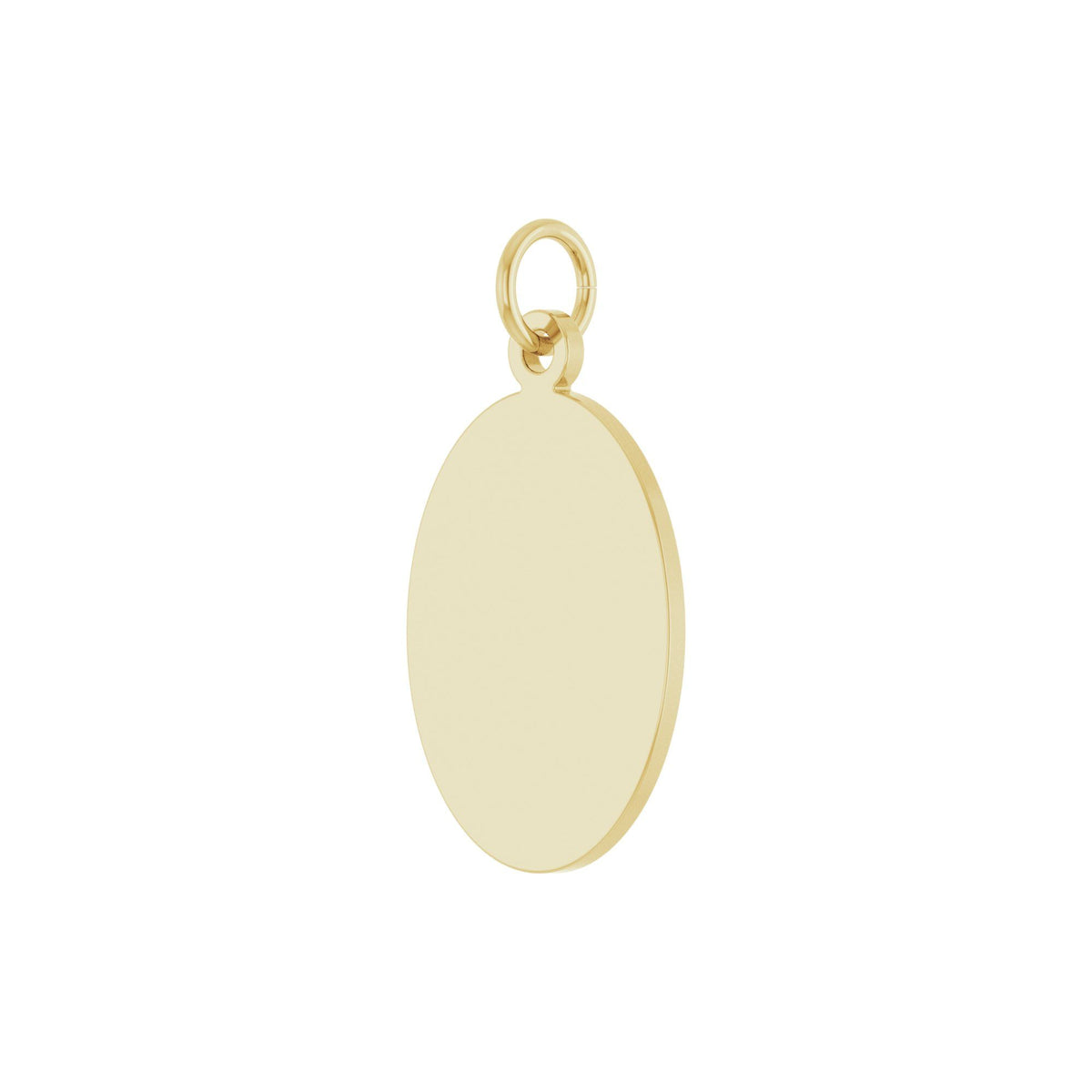 Engravable Oval Necklace or Pendant