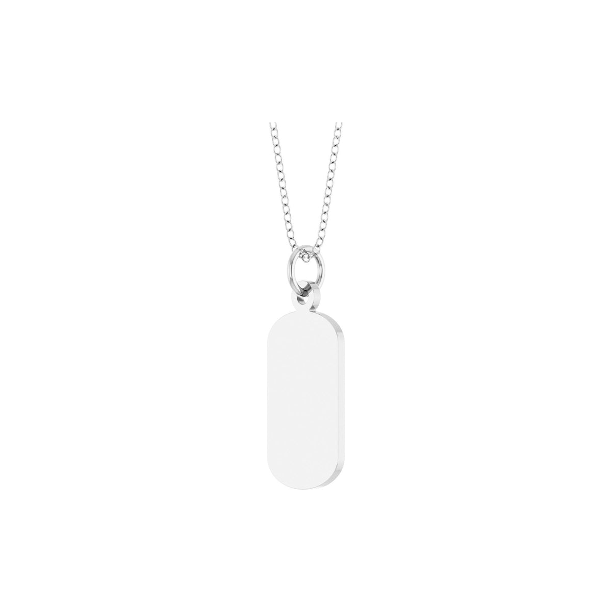 Engravable Dog Tag Necklace or Pendant 2