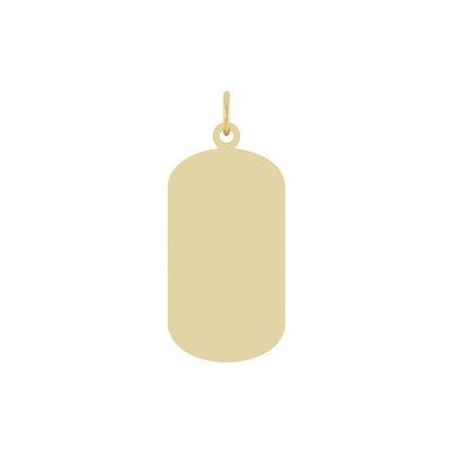Engravable Dog Tag Necklace or Pendant