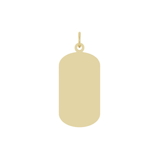 Engravable Dog Tag Necklace or Pendant