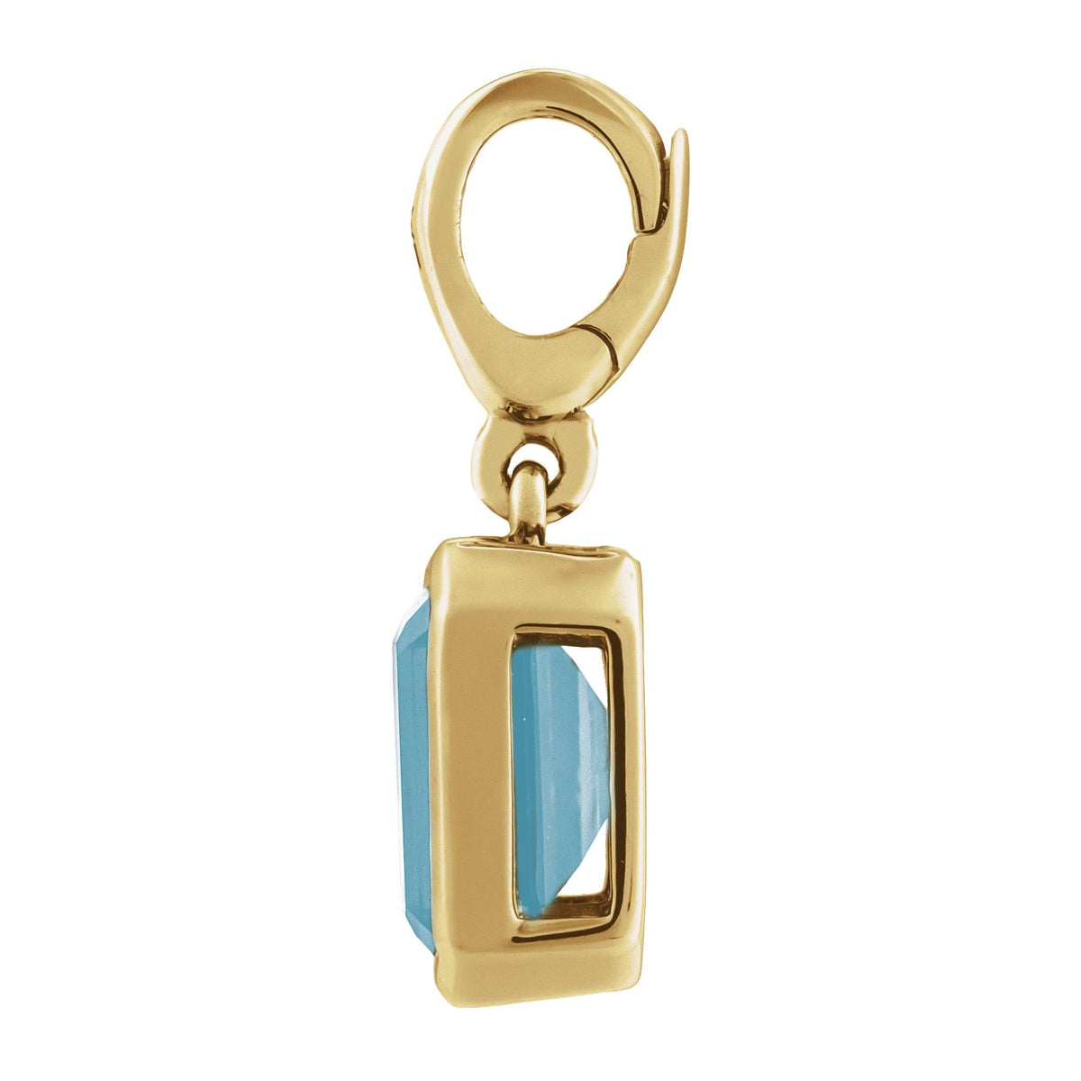 Natural Aquamarine Charm/Pendant