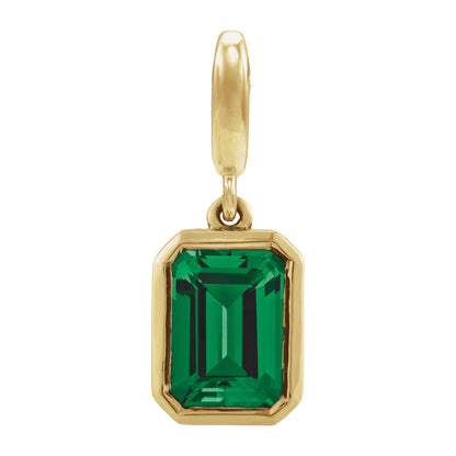 Natural Emerald Charm/Pendant