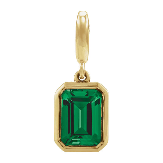Natural Emerald Charm/Pendant