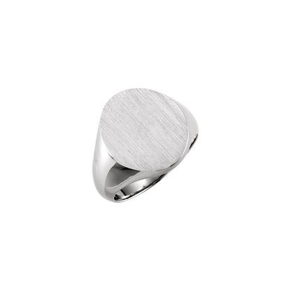 Oval Signet Ring (12 x 10〜22 x 20mm)