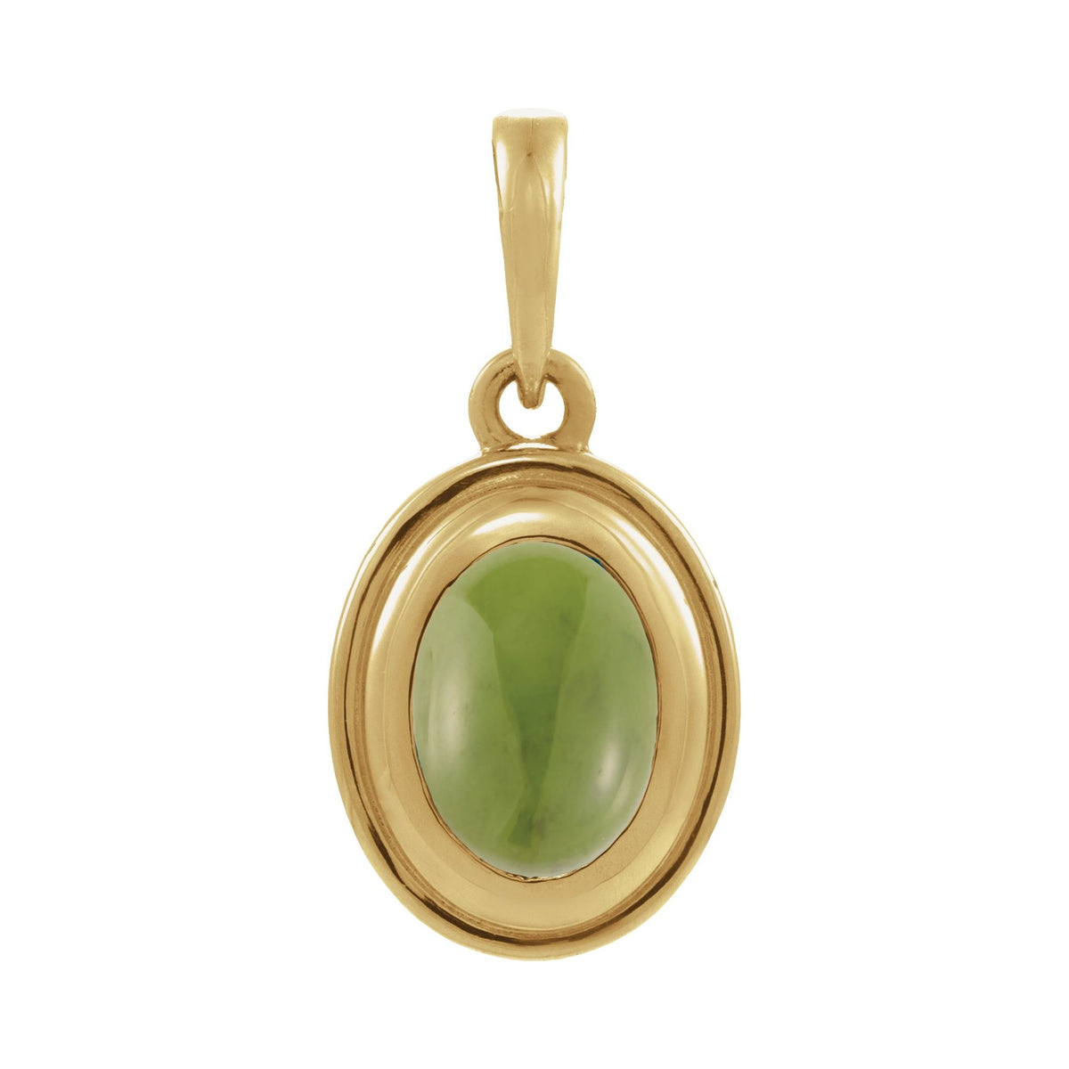 Bezel-Set Cabochon Pendant