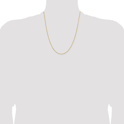1mm Sparkle Singapore Chain - Yellow Gold