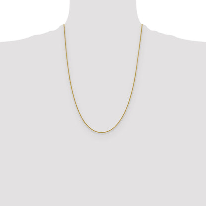 1mm Sparkle Singapore Chain - Yellow Gold