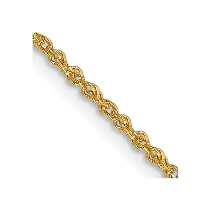 1.3mm Sparkle Singapore Chain - Yellow Gold