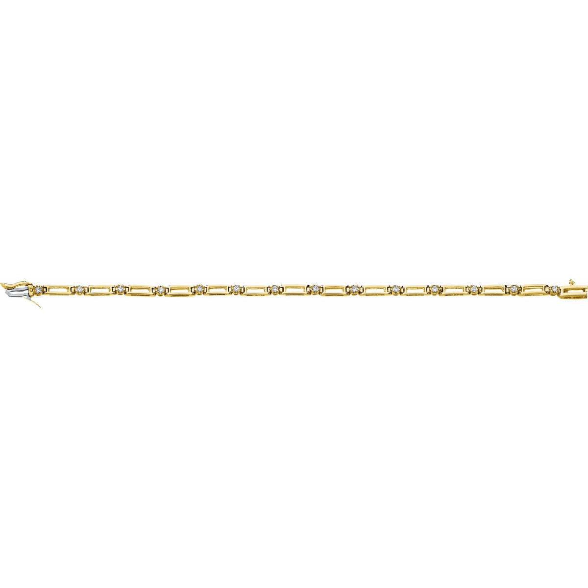 3/8 CTW Natural Diamond Line 7" Bracelet