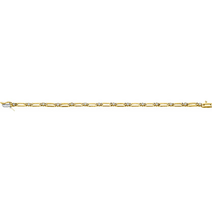 3/8 CTW Natural Diamond Line 7" Bracelet