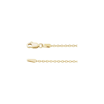 Diamond-Cut Cable Chain 1.4mm