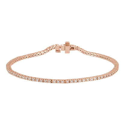7/8 CTW Natural Diamond Line 7 1/4" Bracelet