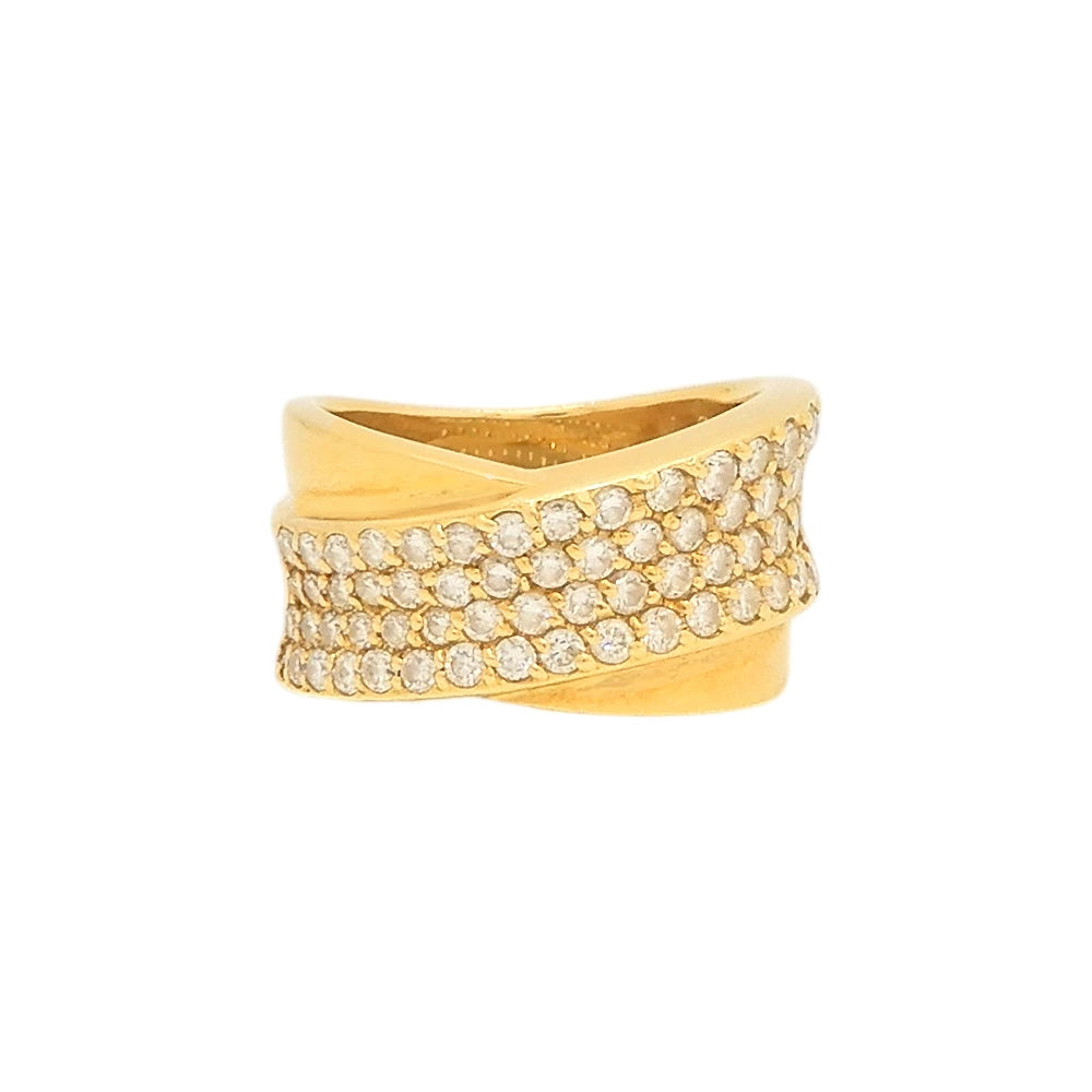 18K Yellow Gold 1.00ct Diamond Ring