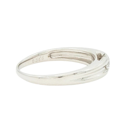 Platinum 900 0.348ct Diamond Ring