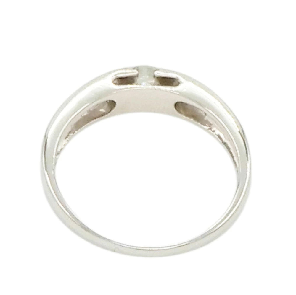 Platinum 900 0.348ct Diamond Ring