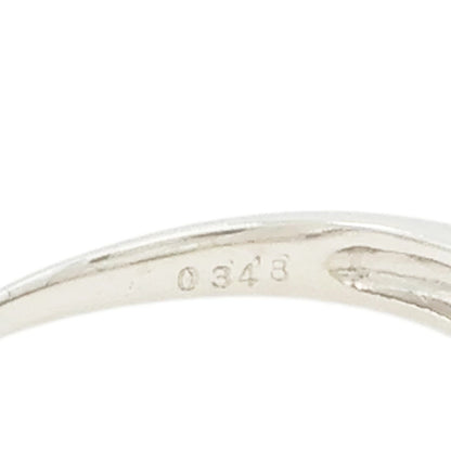 Platinum 900 0.348ct Diamond Ring