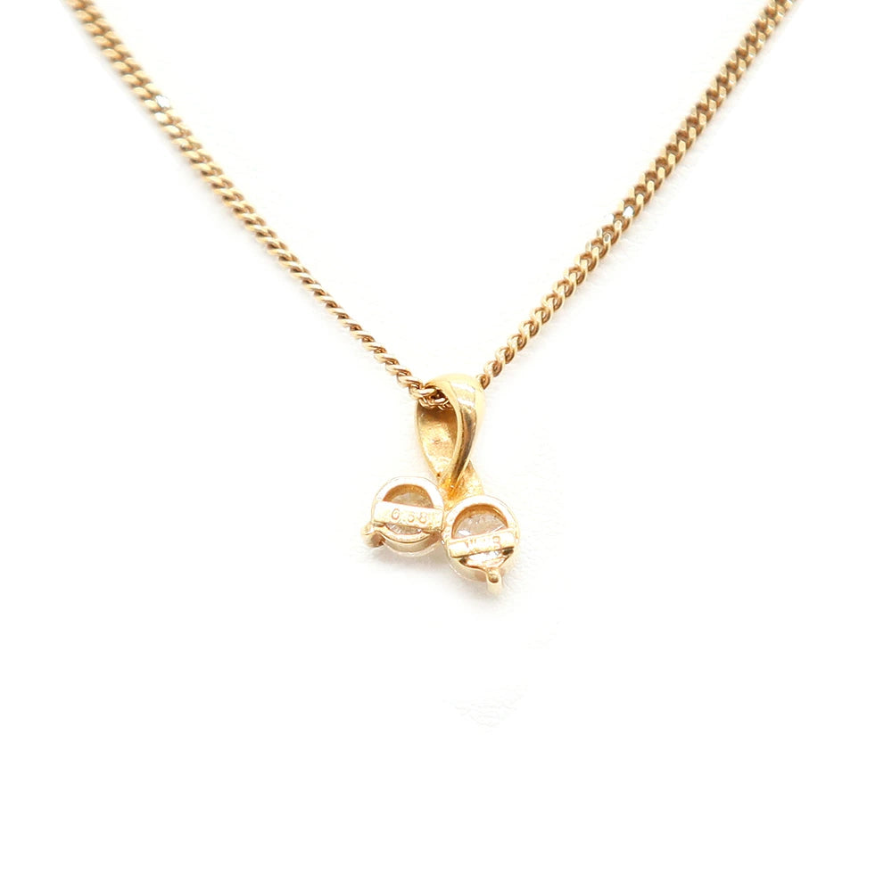 18K Yellow Gold 0.68ct Diamond Necklace