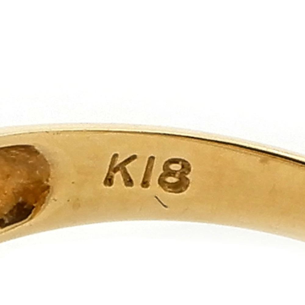 18K Yellow Gold 0.75ct Ruby Ring