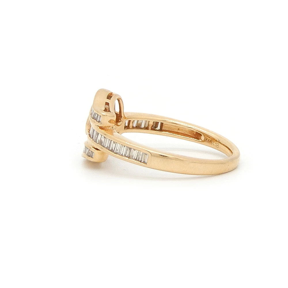 18K Yellow Gold 0.55ct Diamond Ring