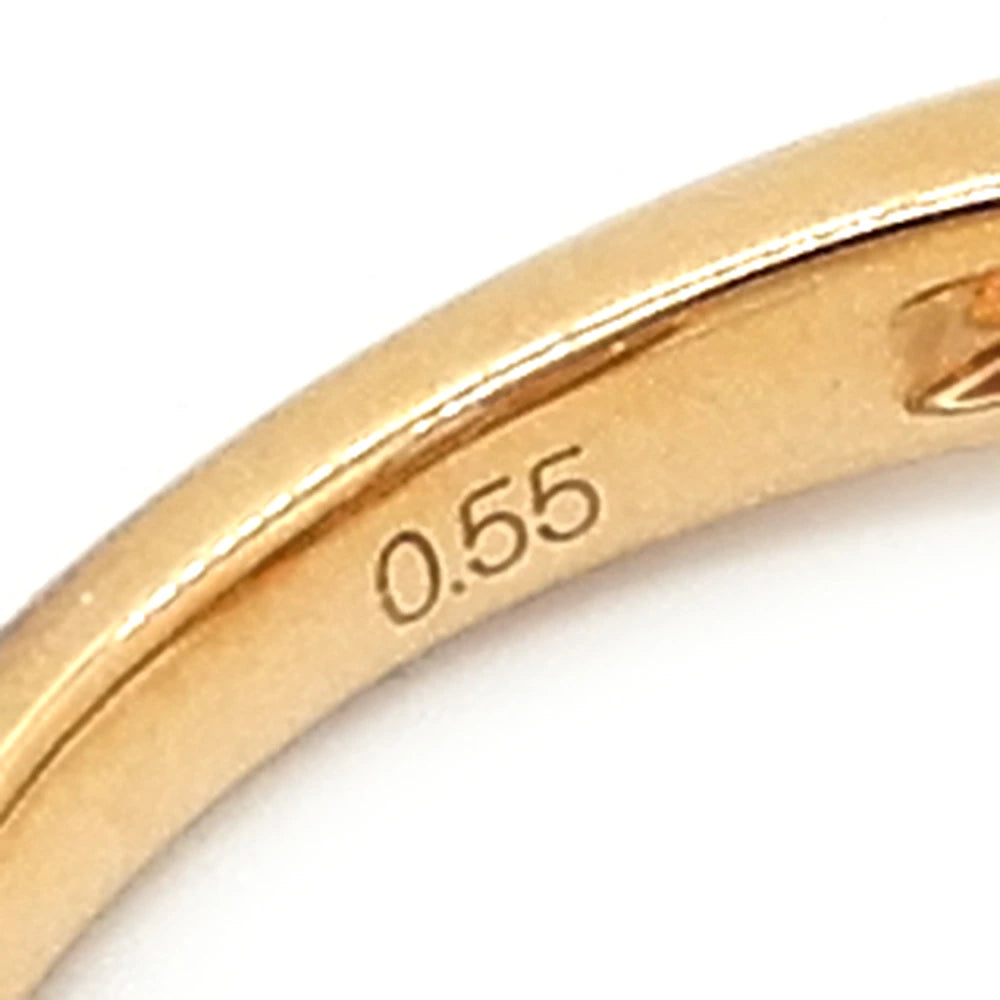 18K Yellow Gold 0.55ct Diamond Ring