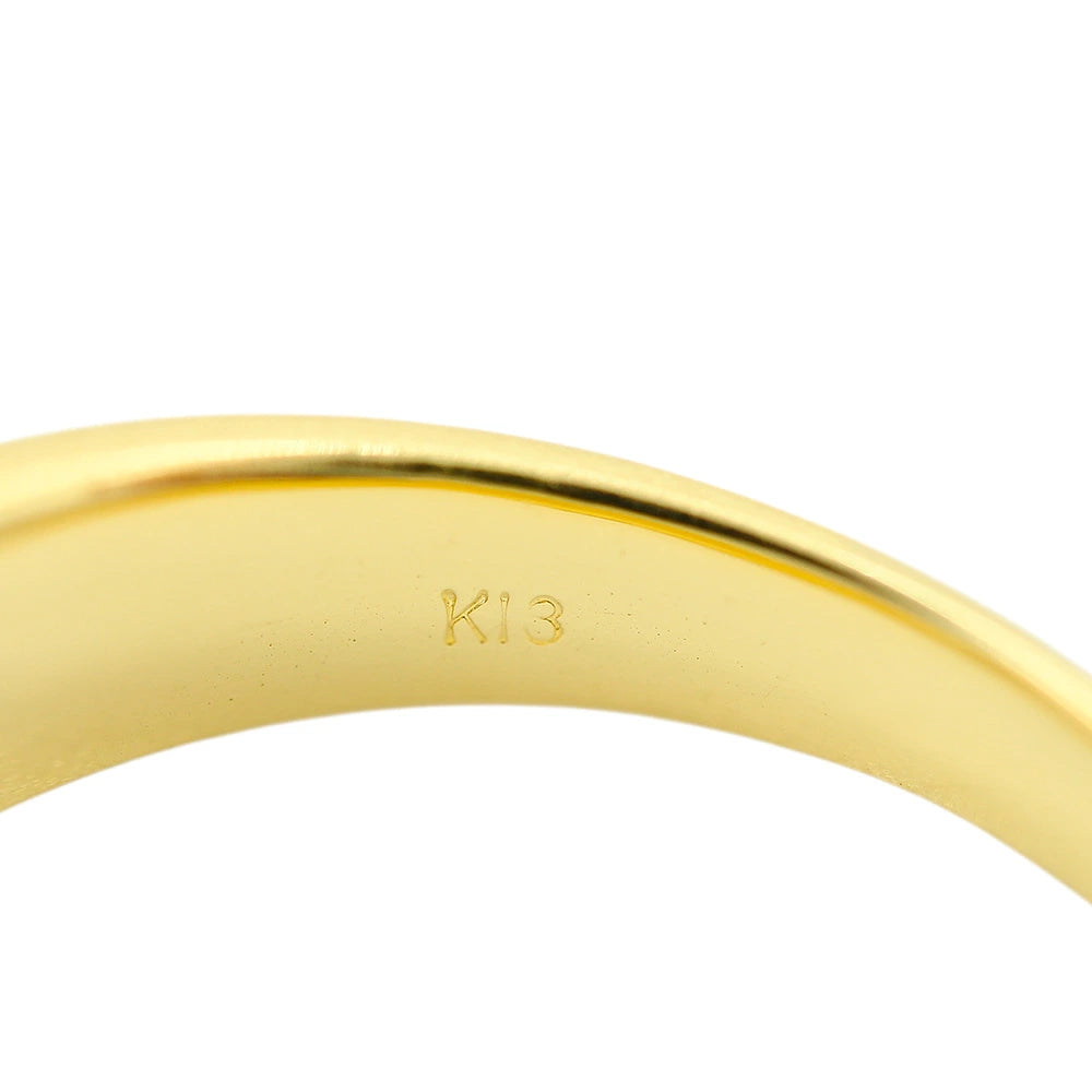 18K Yellow Gold 6.3mm Pearl Ring