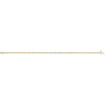2 1/8 CTW Natural Diamond Line 7" Bracelet