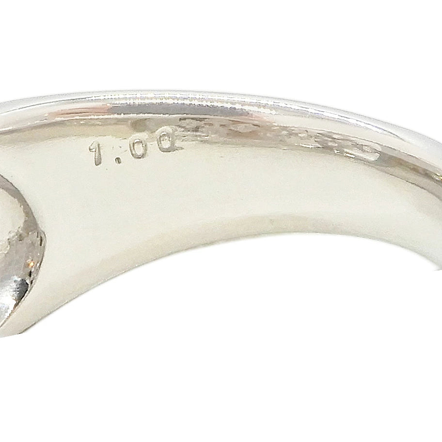 Platinum 900 Diamond 1.00ct Cluster Ring