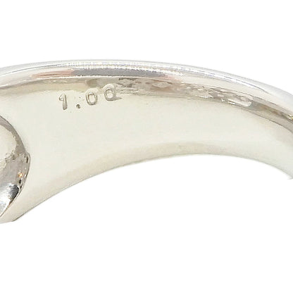 Platinum 900 Diamond 1.00ct Cluster Ring