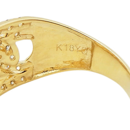 18K Yellow Gold Diamond 1.00ct Pave Ring