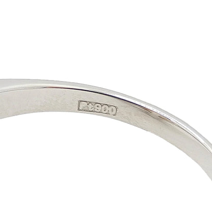Platinum 900 Pearl 9.7mm Diamond Ring