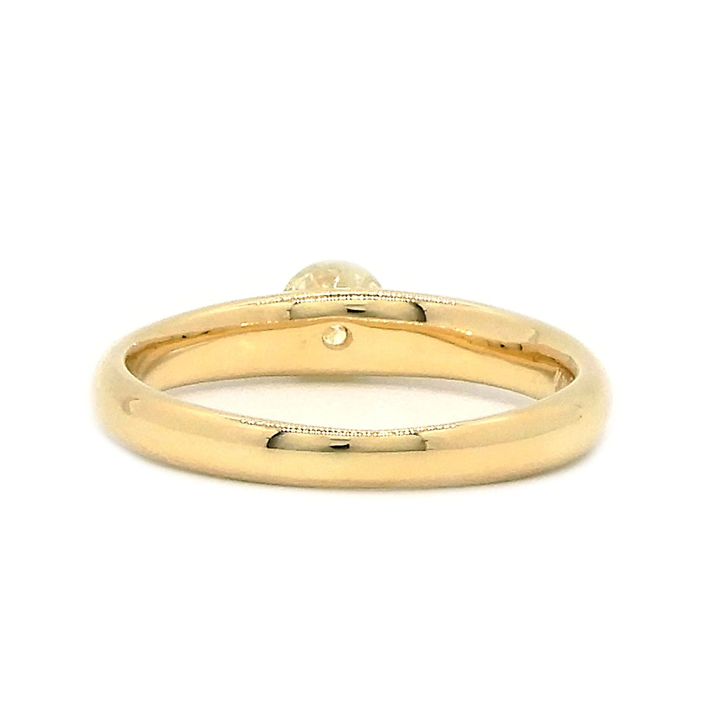 18K Yellow Gold Diamond 0.31ct Solitaire Ring