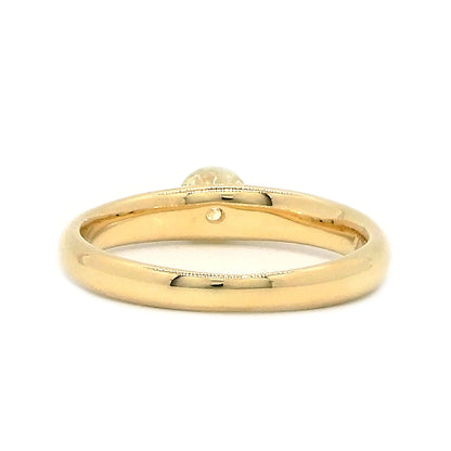 18K Yellow Gold Diamond 0.31ct Solitaire Ring