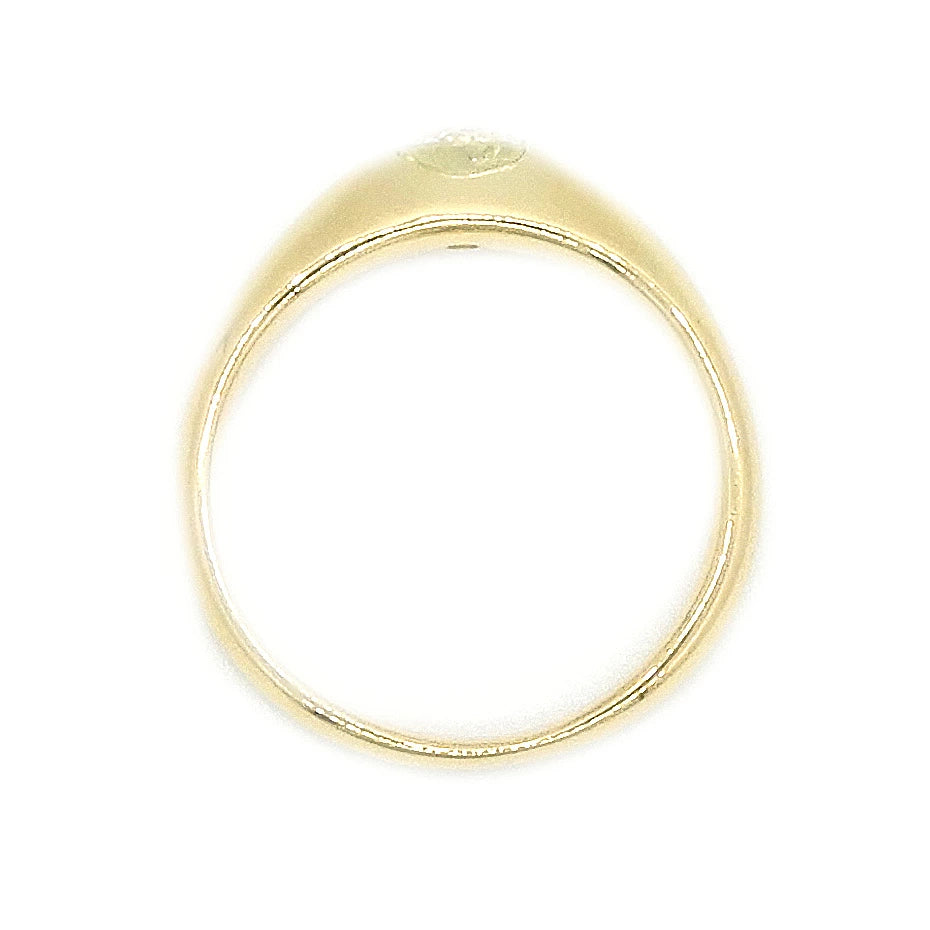 18K Yellow Gold Diamond 0.31ct Solitaire Ring