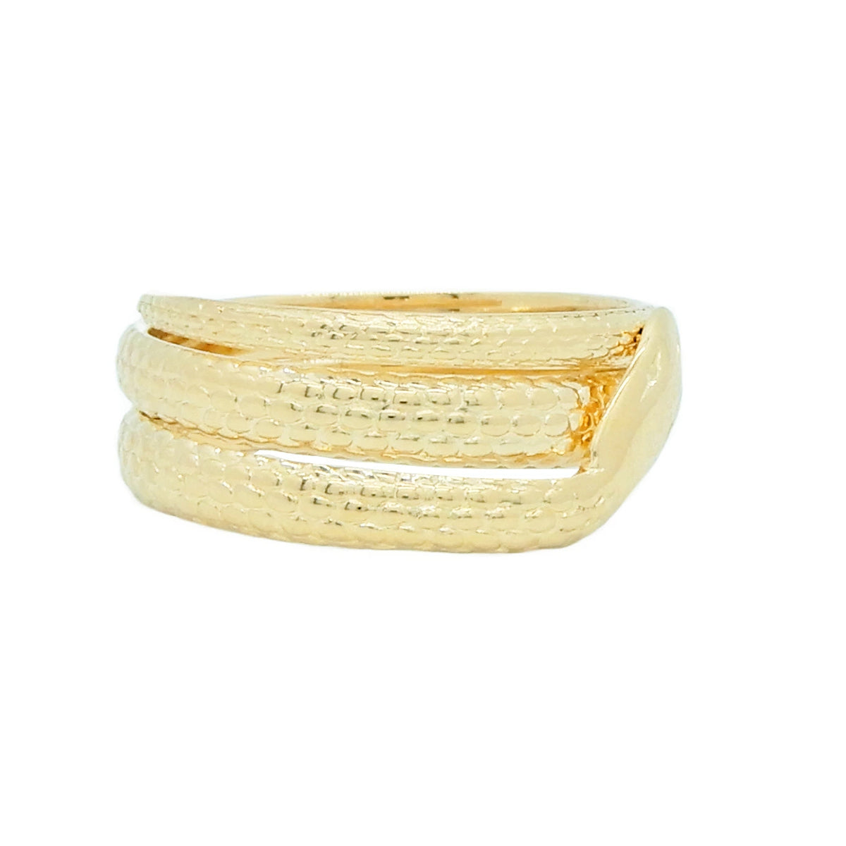 18K Yellow Gold Snake Wrap Ring