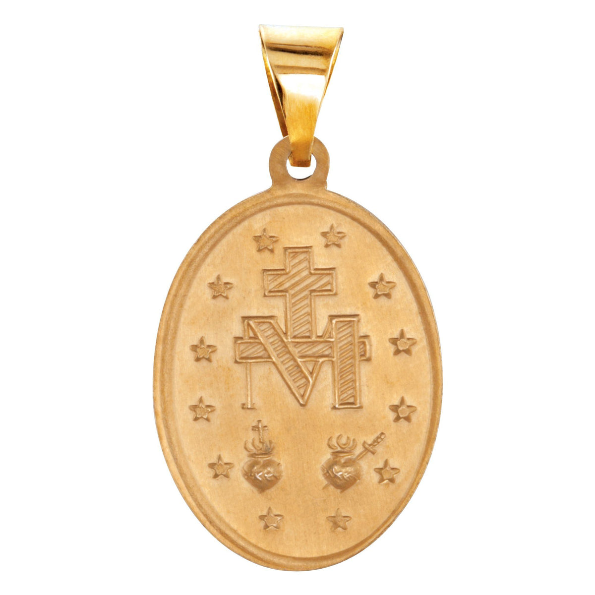 19x13.5 mm Oval Hollow Miraculous Medal