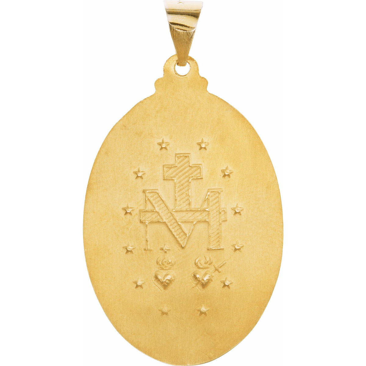 29x20 mm Oval Hollow Miraculous Medal