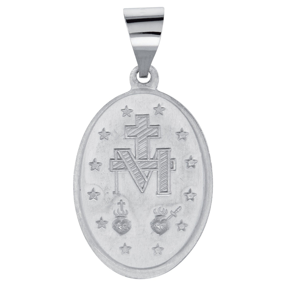 19x13.5 mm Oval Hollow Miraculous Medal