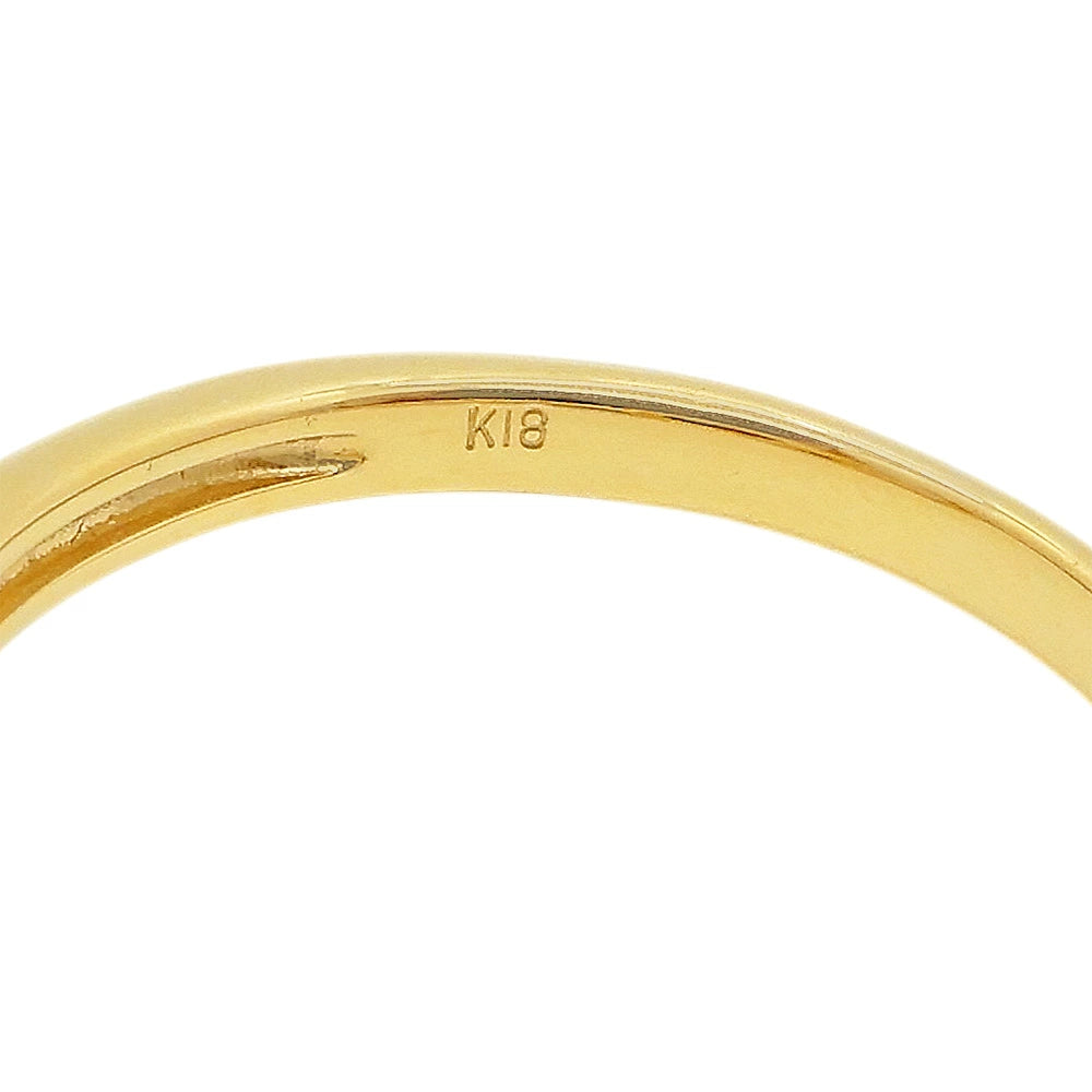 18K Yellow Gold Diamond 0.17ct Infinity Ring