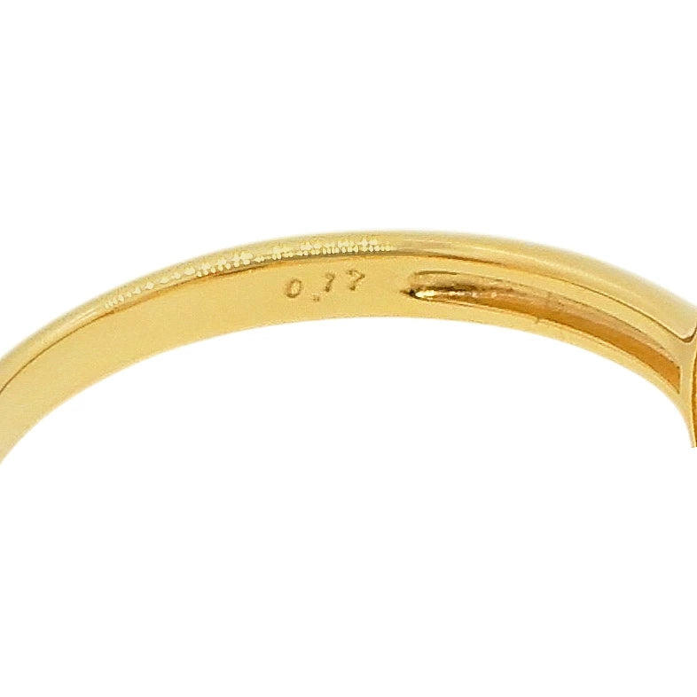 18K Yellow Gold Diamond 0.17ct Infinity Ring
